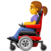 👩‍🦼 woman in motorized wheelchair display on Facebook